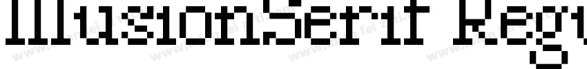 IllusionSerif Regularttf字体转换
